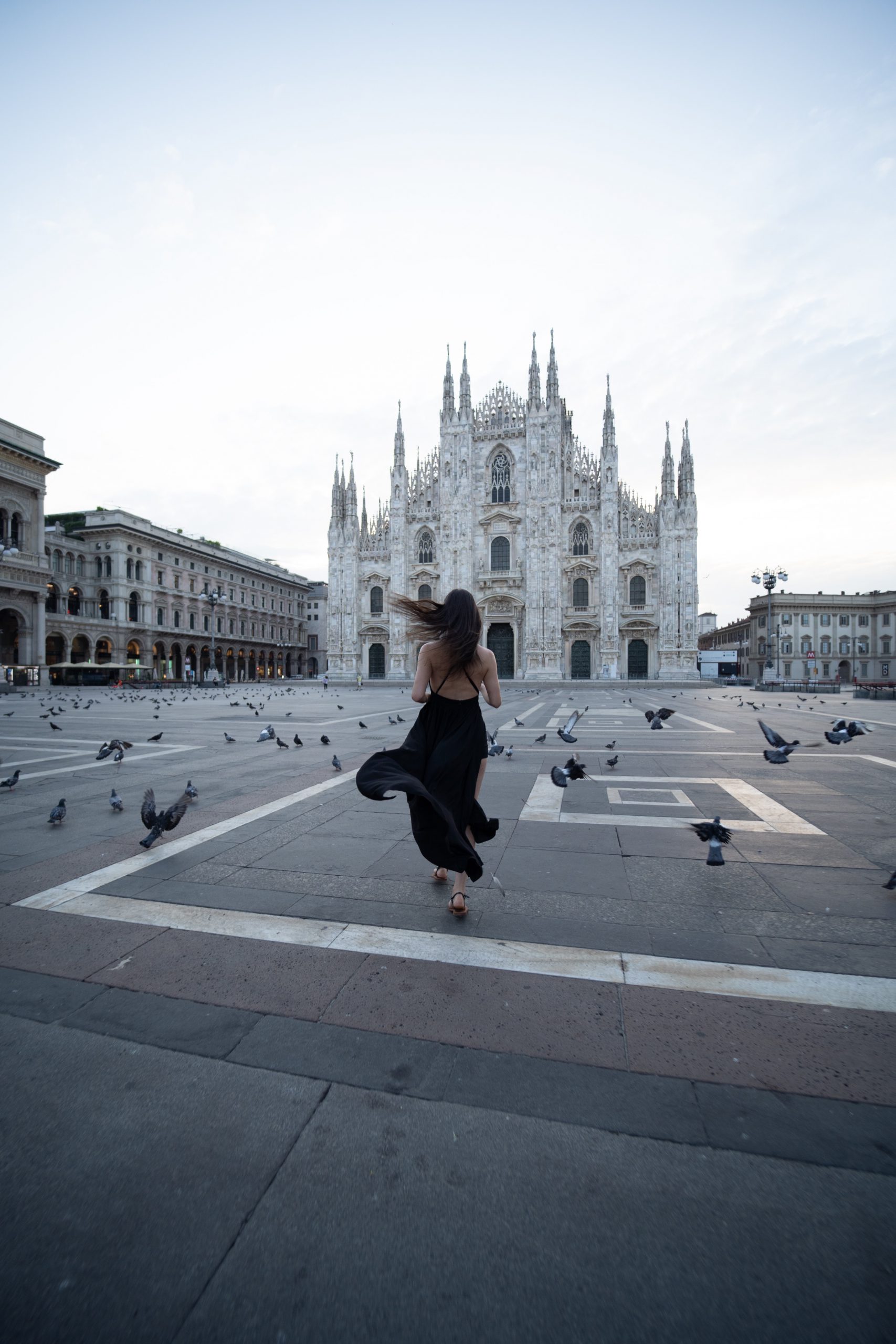 voyage à Milan - le Duomo au petit matin
