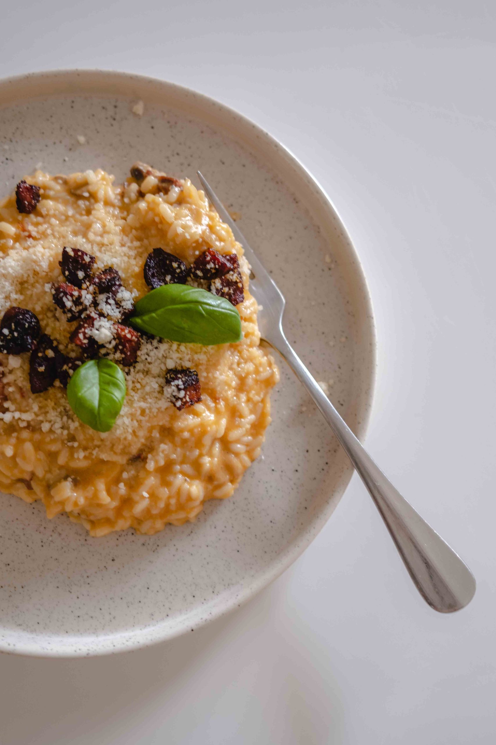 Risotto chorizo & tomates séchées
