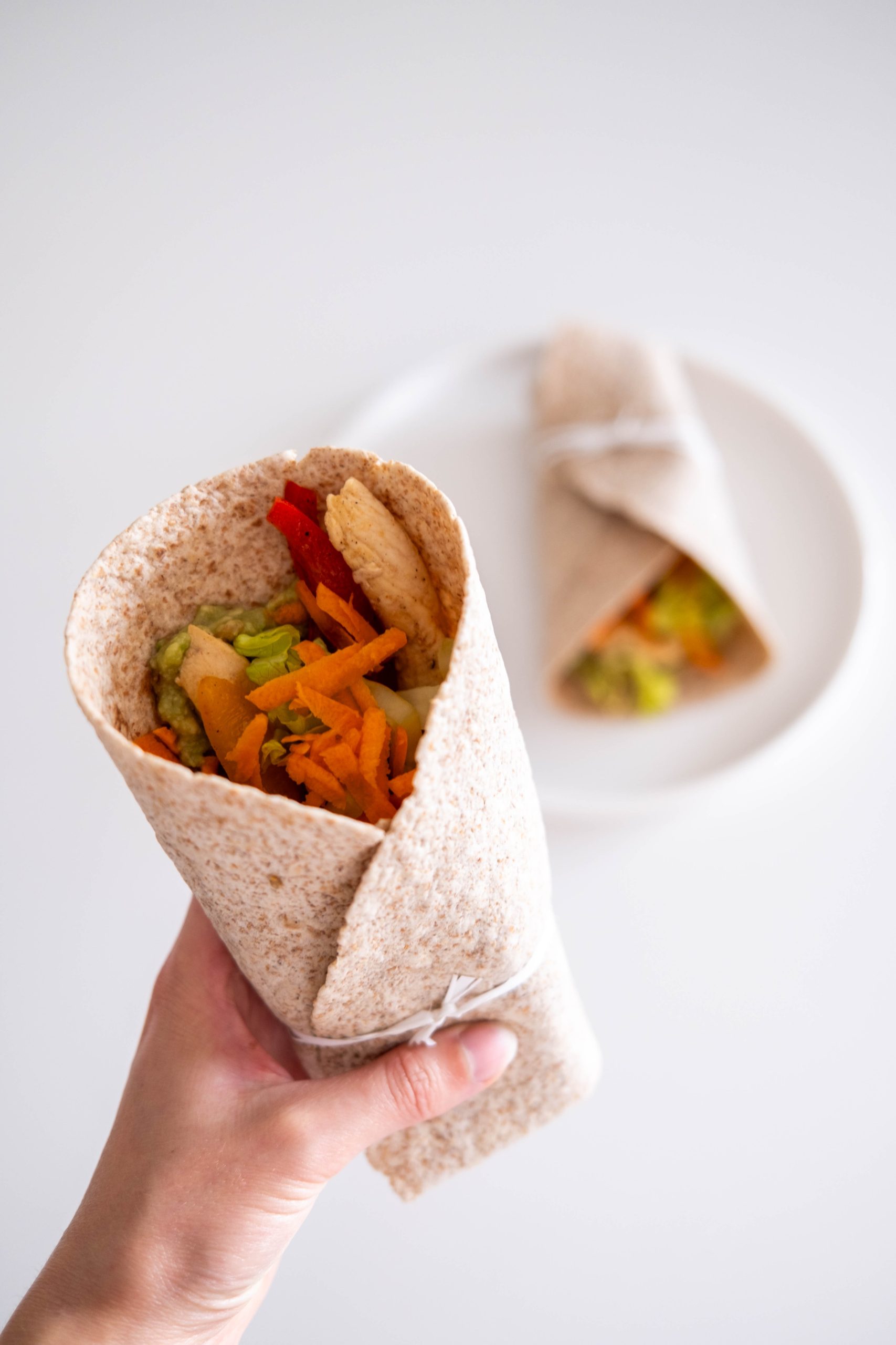 Wraps poulet & guacamole